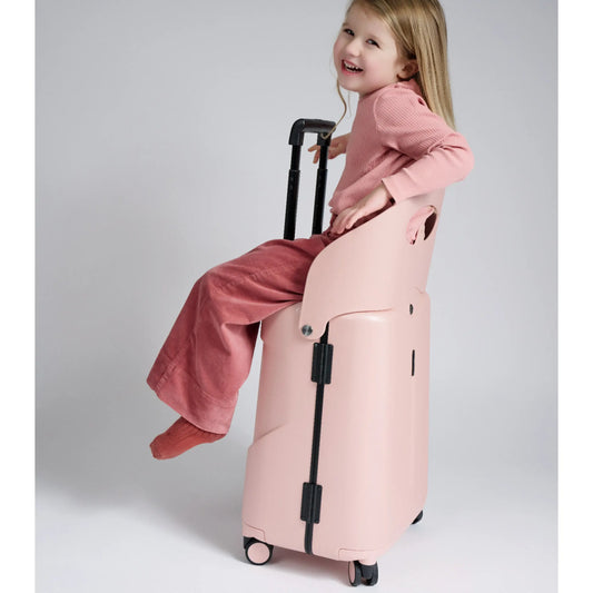 MiaMily 48 cm Ride-On Carry-on Suitcase - Dusty Pink