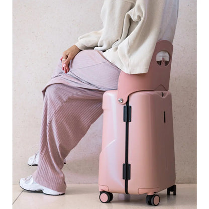 MiaMily 48 cm Ride-On Carry-on Suitcase - Dusty Pink