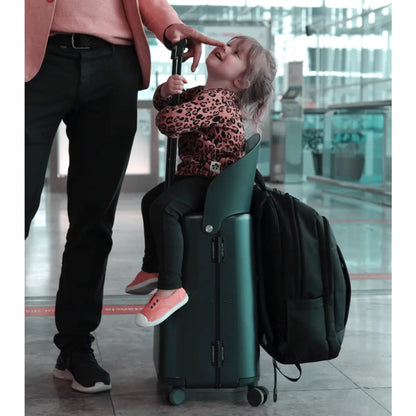 MiaMily 48 cm Ride-On Carry-on Suitcase - Forest Green