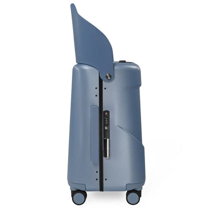 MiaMily 48 cm Ride-On Carry-on Suitcase - Slate Blue
