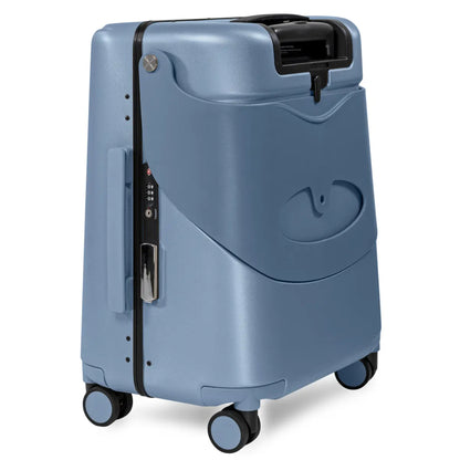 MiaMily 48 cm Ride-On Carry-on Suitcase - Slate Blue