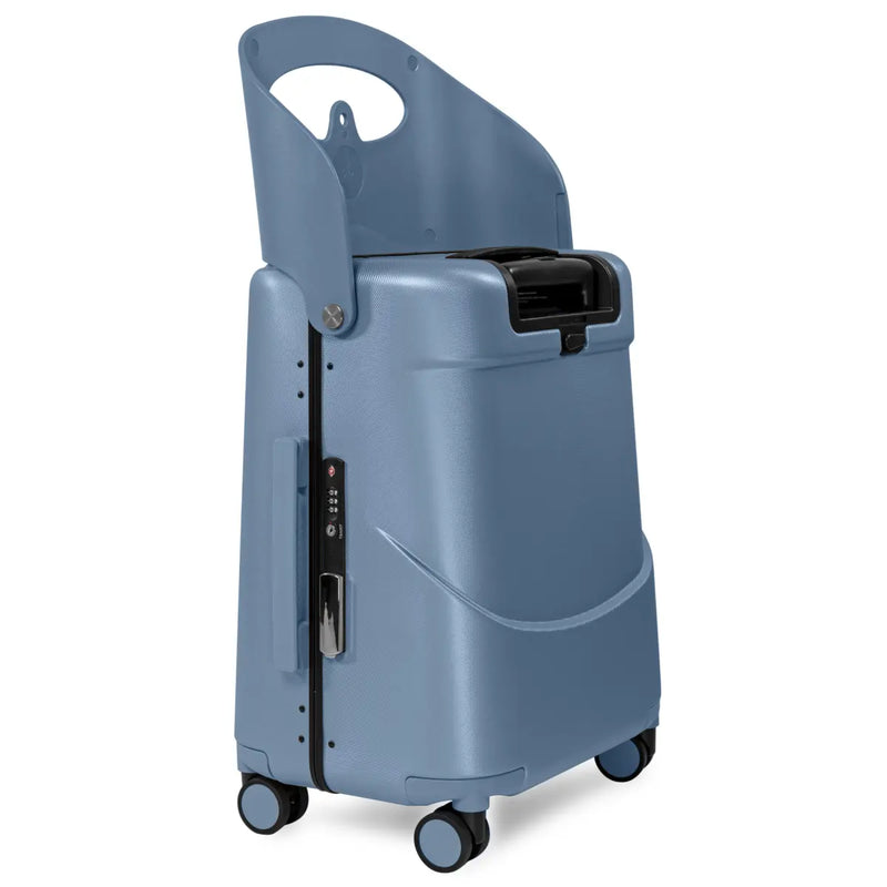 MiaMily 48 cm Ride-On Carry-on Suitcase - Slate Blue
