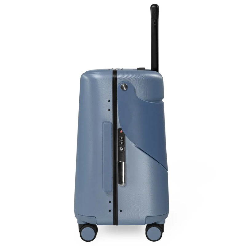 MiaMily 48 cm Ride-On Carry-on Suitcase - Slate Blue