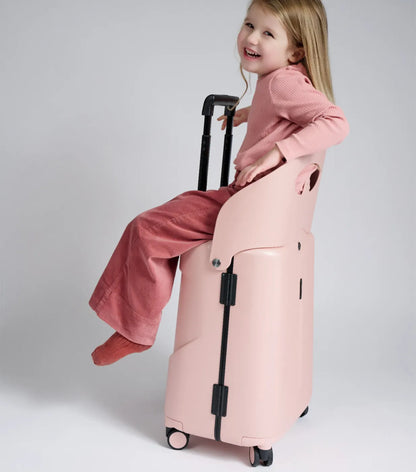 MiaMily 48 cm Ride-On Carry-on Suitcase - Dusty Pink