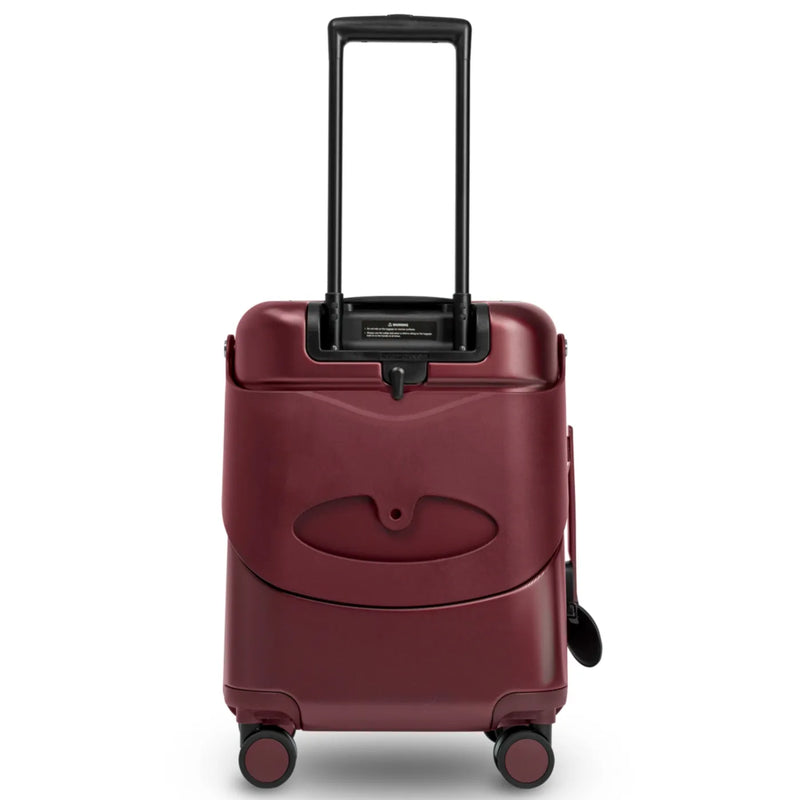 MiaMily 51 cm Ride-On Carry-on Plus Suitcase - Burgundy Red