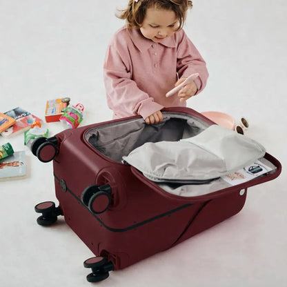 MiaMily 51 cm Ride-On Carry-on Plus Suitcase - Burgundy Red