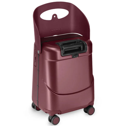 MiaMily 51 cm Ride-On Carry-on Plus Suitcase - Burgundy Red