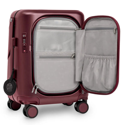 MiaMily 51 cm Ride-On Carry-on Plus Suitcase - Burgundy Red