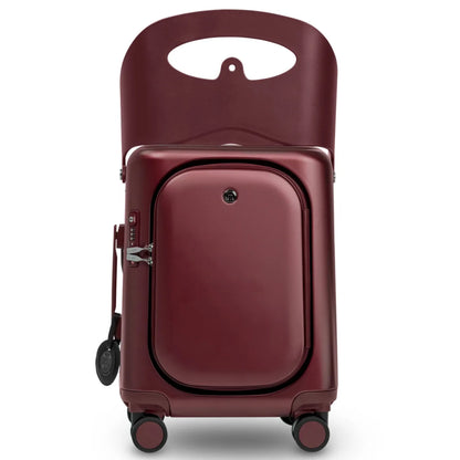 MiaMily 51 cm Ride-On Carry-on Plus Suitcase - Burgundy Red