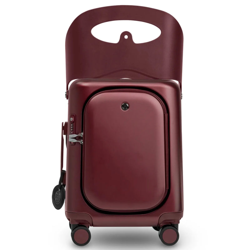 MiaMily 51 cm Ride-On Carry-on Plus Suitcase - Burgundy Red