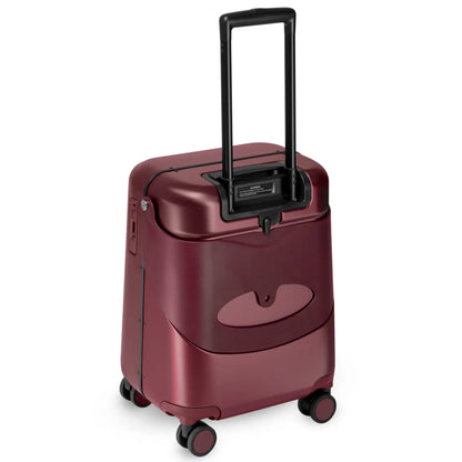 MiaMily 51 cm Ride-On Carry-on Plus Suitcase - Burgundy Red