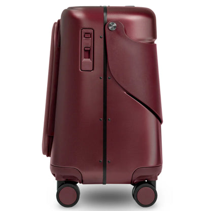 MiaMily 51 cm Ride-On Carry-on Plus Suitcase - Burgundy Red