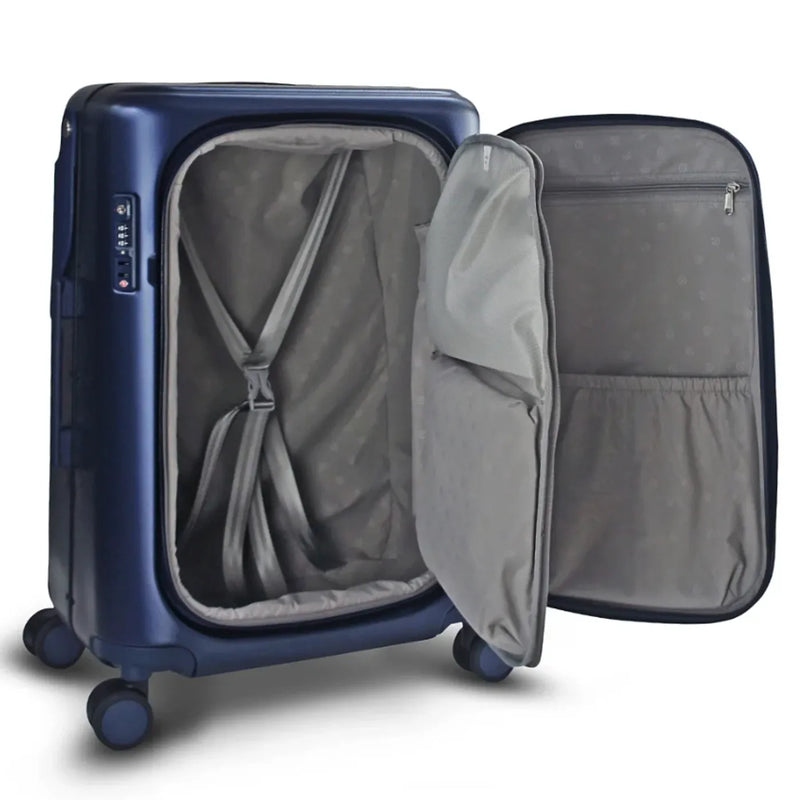 MiaMily 51 cm Ride-On Carry-on Plus Suitcase - Navy Blue