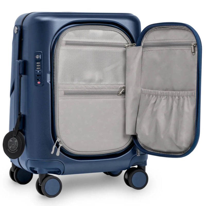 MiaMily 51 cm Ride-On Carry-on Plus Suitcase - Navy Blue