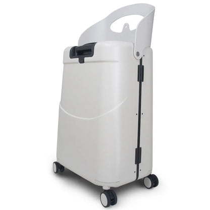 Built in seat support, great for multi use: child riding, portable seat for adults, bag storage