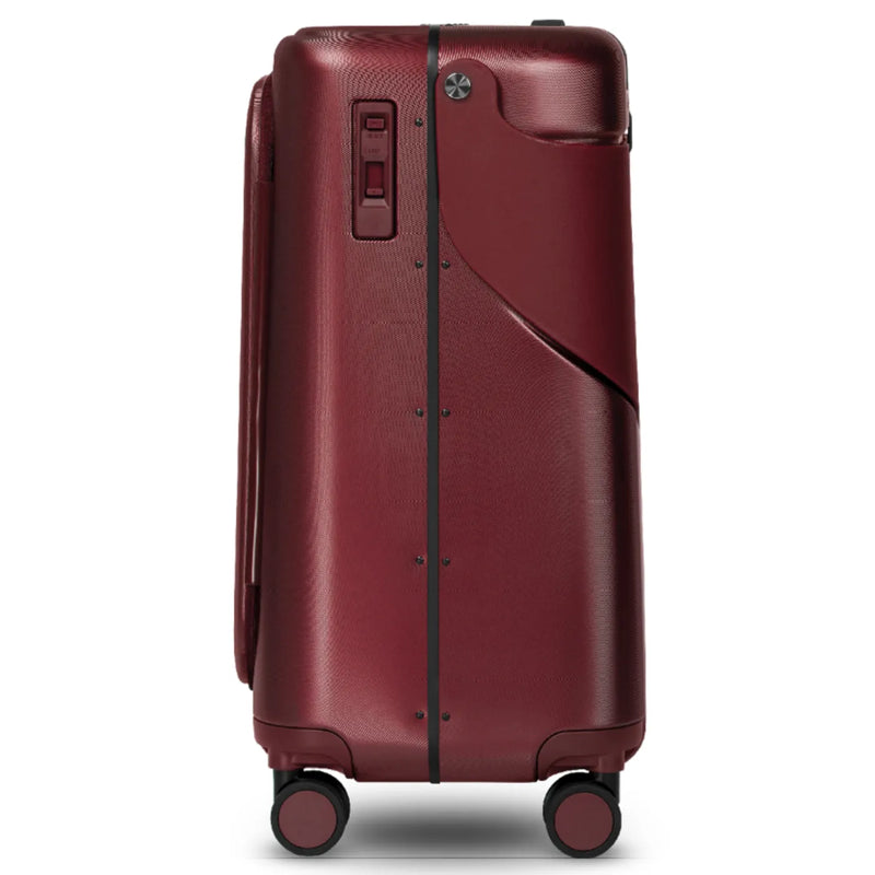 MiaMily 65 cm Ride-On Check-in Plus Suitcase - Burgundy Red