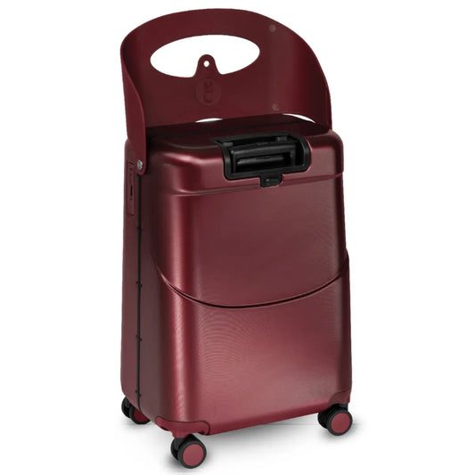 MiaMily 65 cm Ride-On Check-in Plus Suitcase - Burgundy Red
