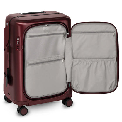 MiaMily 65 cm Ride-On Check-in Plus Suitcase - Burgundy Red