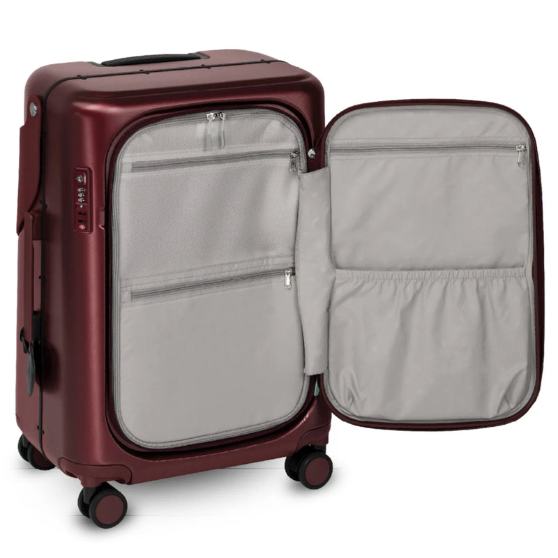 MiaMily 65 cm Ride-On Check-in Plus Suitcase - Burgundy Red