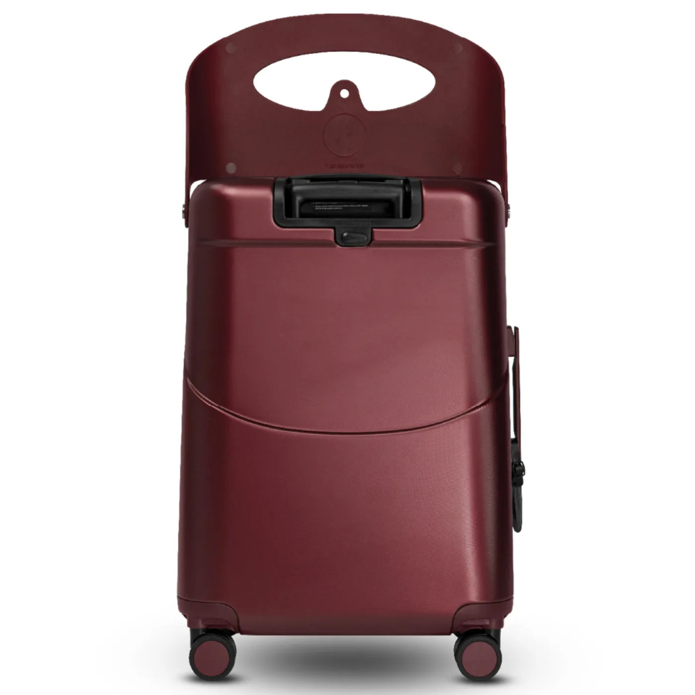 MiaMily 65 cm Ride-On Check-in Plus Suitcase - Burgundy Red