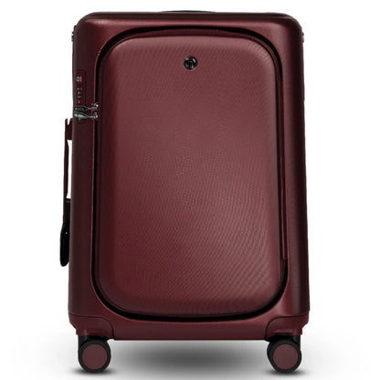 MiaMily 65 cm Ride-On Check-in Plus Suitcase - Burgundy Red