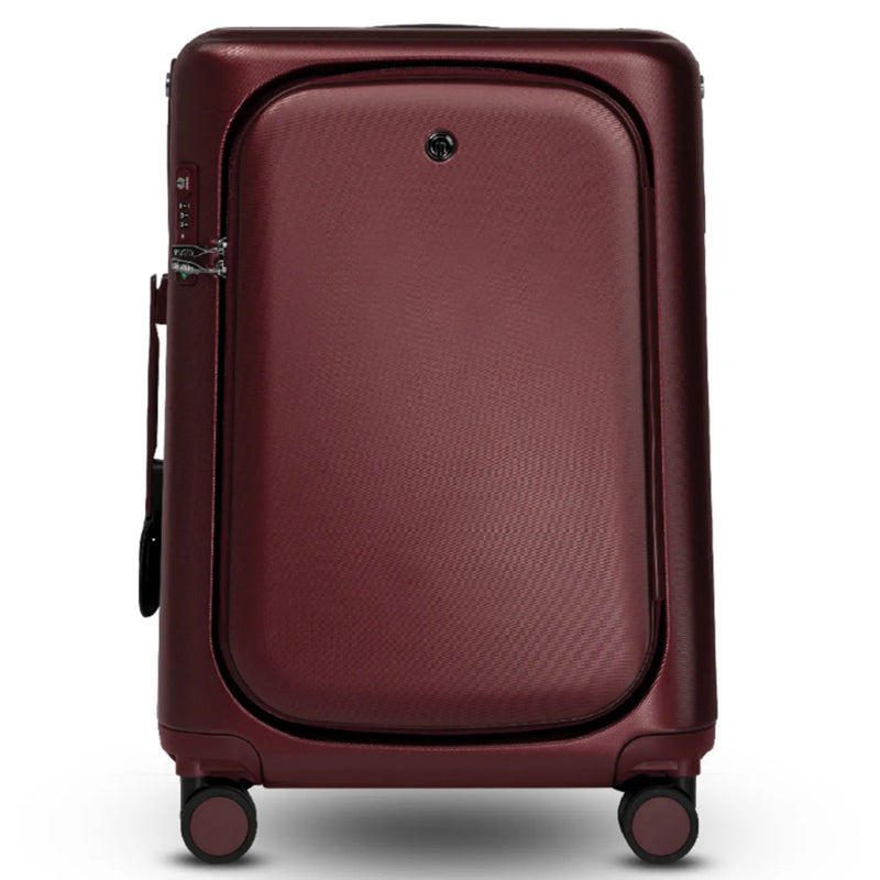 MiaMily 65 cm Ride-On Check-in Plus Suitcase - Burgundy Red