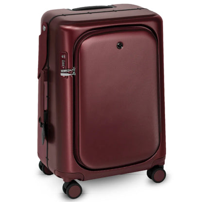 MiaMily 65 cm Ride-On Check-in Plus Suitcase - Burgundy Red