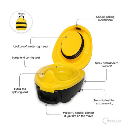 My Carry Potty - Portable Travel Potty - Bumblebee