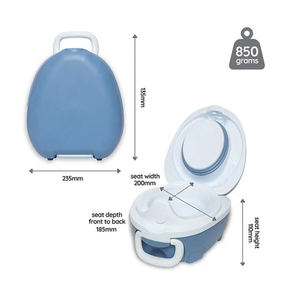 My Carry Potty Portable Travel Potty - Pastel Blue