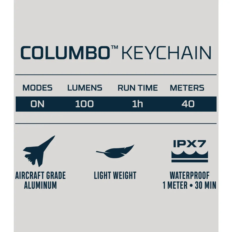 Nebo Columbo 100 Lumen Keychain Torch - Black