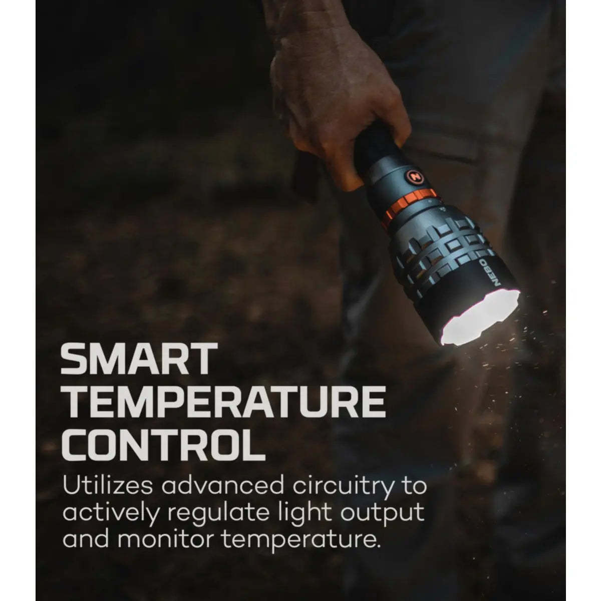 Nebo Davinci 18000 Lumen Rechargeable Flashlight - Black