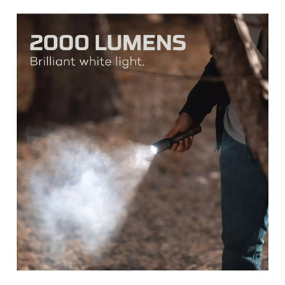 Nebo Davinci 2000 Lumen Rechargeable Flashlight with Powerbank