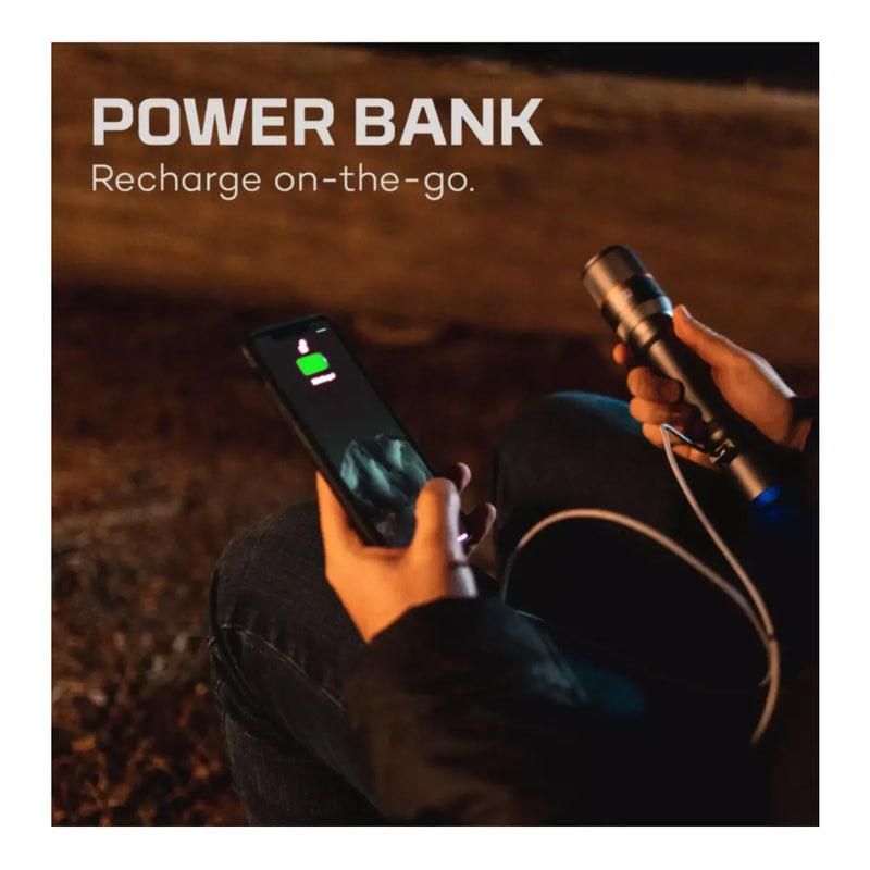 Nebo Davinci 2000 Lumen Rechargeable Flashlight with Powerbank