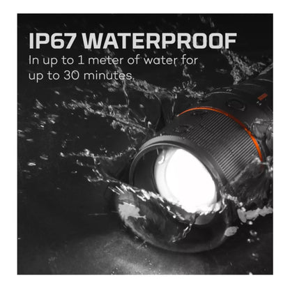 Nebo Davinci 2000 Lumen Rechargeable Flashlight with Powerbank