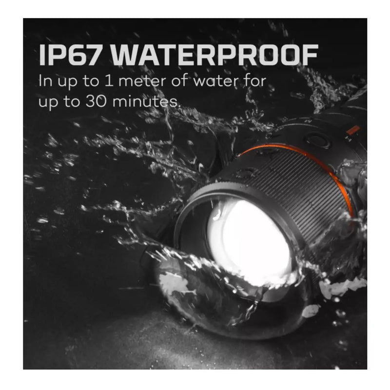 Nebo Davinci 2000 Lumen Rechargeable Flashlight with Powerbank