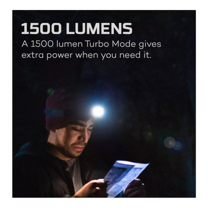 Nebo Einstein 1500 Flex - 1500 Lumen Powerful Rechargeable Headlamp