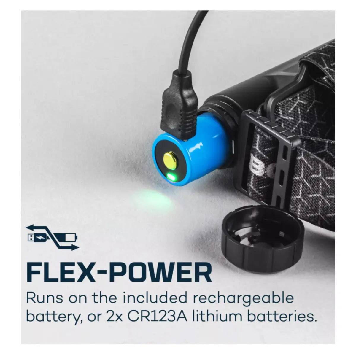 Nebo Einstein 1500 Flex - 1500 Lumen Powerful Rechargeable Headlamp