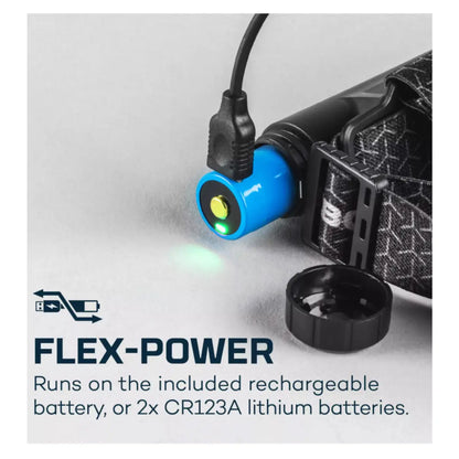 Nebo Einstein 1500 Flex - 1500 Lumen Powerful Rechargeable Headlamp