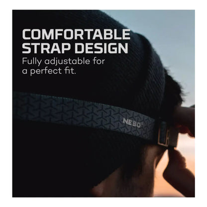 Nebo Einstein 500 Lumen Powerful Headlamp (3 x AAA)