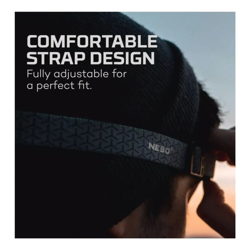 Nebo Einstein 500 Lumen Powerful Headlamp (3 x AAA)
