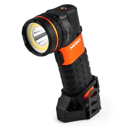 This 500 lumen spotlight also features a C•O•B floodlight for close range illumination