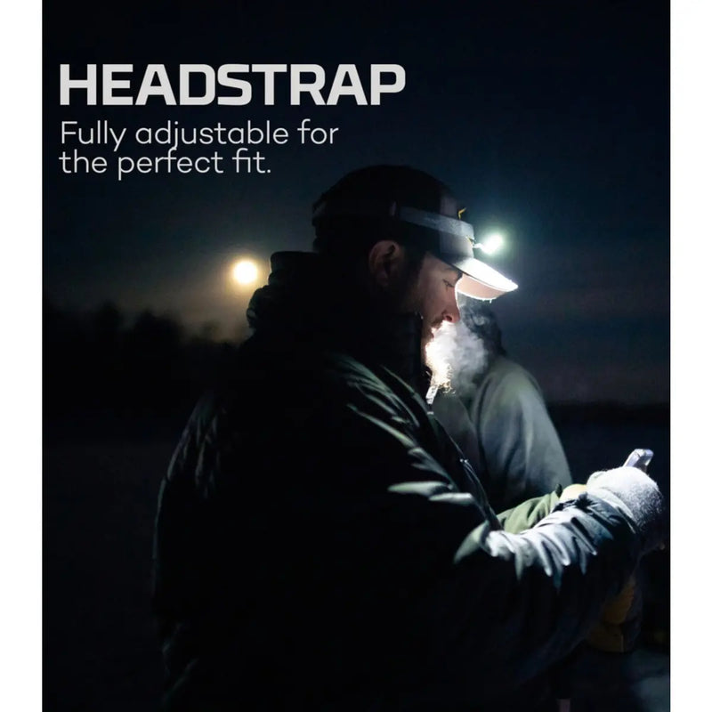 Nebo MYCRO 500+ Lumen Rechargeable Headlamp / Cap Light - Black