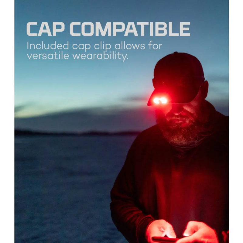 Nebo MYCRO 500+ Lumen Rechargeable Headlamp / Cap Light - Black