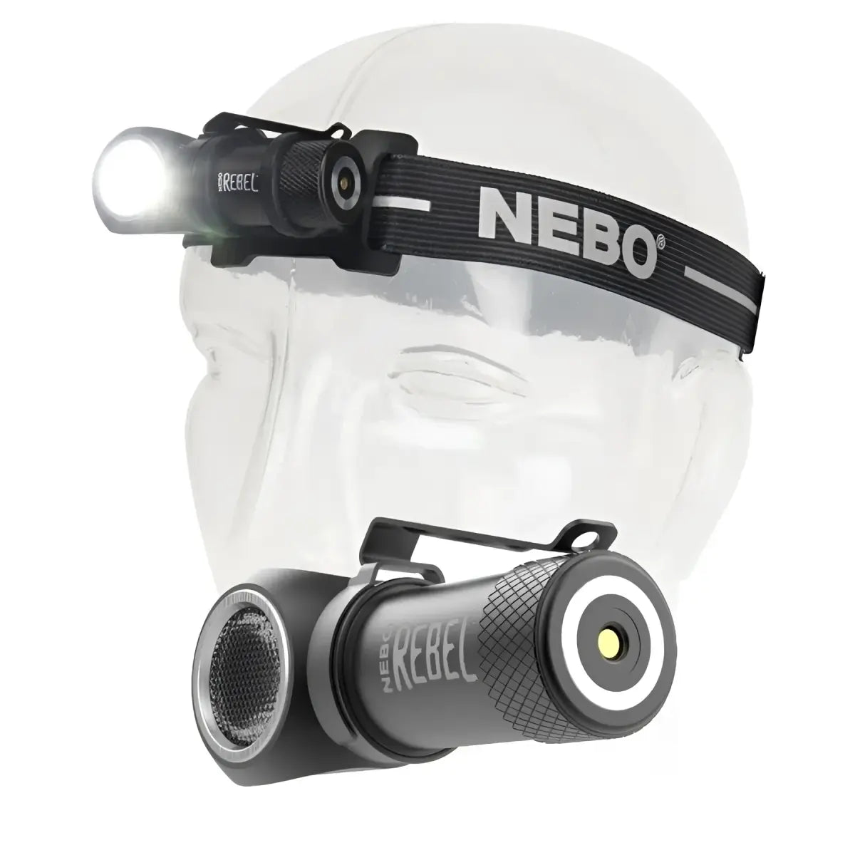 Nebo Rebel 600 lumen Rechargeable Task Light / Head Light