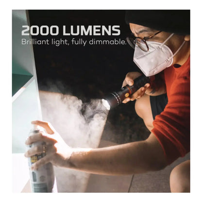 Nebo Slyde King 2K 2000 Lumen Rechargeable Flashlight - Black