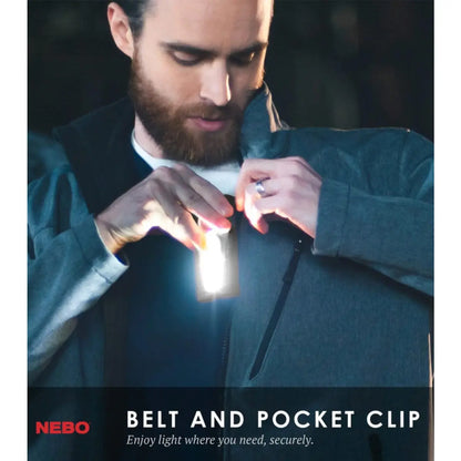 Nebo Tino 250 Lumen Pocket Torch - Black