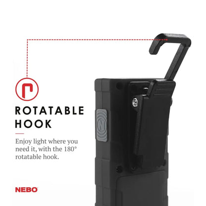 Nebo Tino 250 Lumen Pocket Torch - Black