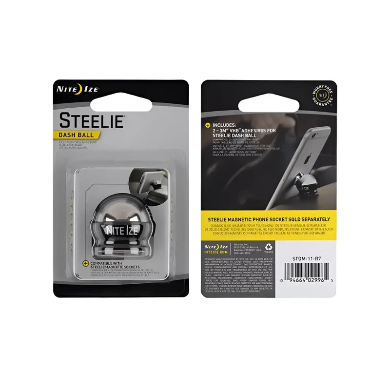 Steelie Ball Mount is a high quality steel ball that is press fit into the machined aluminum base for security