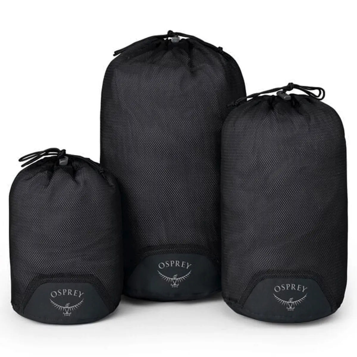 Osprey Daylite Mesh Stuff Sack 3 Piece Set - Black