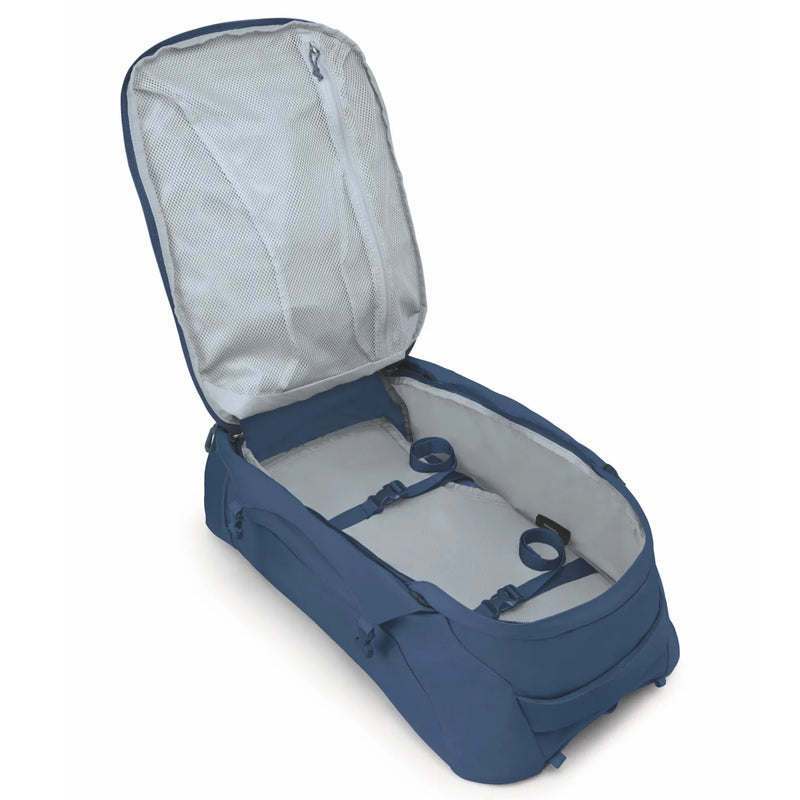 Osprey Farpoint 55L Travel Pack with Detachable Fairview 15L Day Pack - Antique Blue